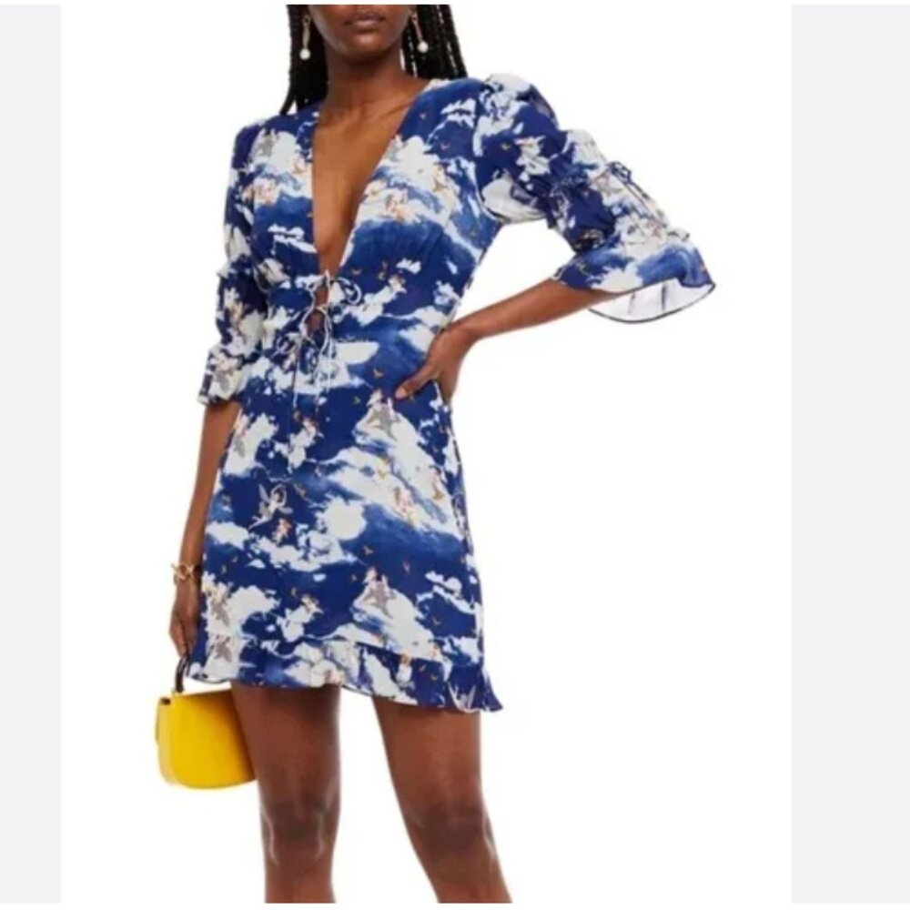 Reformation Blue Angels Dress (Size 0) Never Worn
